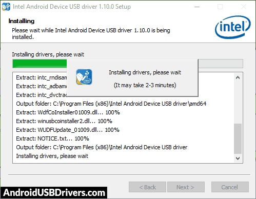 Installing Intel Drivers - Bmorn W8012 USB Drivers