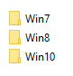 Win 7 Win 8 Win 10 driver folders - ABC Goldsun 7070 USB Drivers